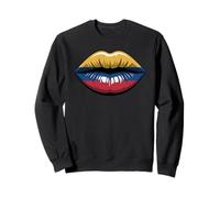 Bandera Colombiana Labios Colombia Sudadera