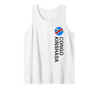 Bandera Congo-Kinshasa Vertical Camiseta sin Mangas
