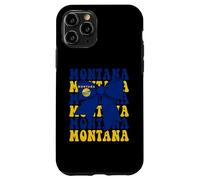 Bandera Coquette Bow del Estado de Montana, EE. UU. Carcasa para iPhone 11 Pro