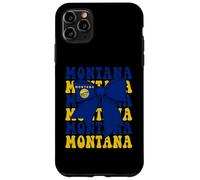Bandera Coquette Bow del Estado de Montana, EE. UU. Carcasa para iPhone 11 Pro MAX