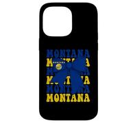 Bandera Coquette Bow del Estado de Montana, EE. UU. Carcasa para iPhone 14 Pro MAX