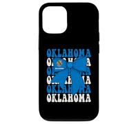 Bandera Coquette Bow del Estado de Oklahoma, EE. UU. Carcasa para iPhone 12/12 Pro