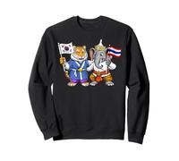 Bandera Corea del Sur Tailandia Raíces Coreano-Tailandesas Sudadera