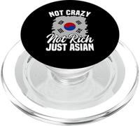Bandera Coreana no Loca no Rica Solo asiática PopSockets PopGrip para MagSafe