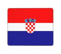 Bandera Croata Alfombrilla para Ratón Portátil Alfombrillas De Mouse Antideslizante Alfombrilla De Ratón para Juego Ordenador Pc 25X30Cm
