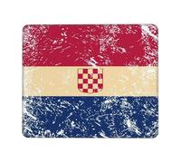 Bandera Croata Antiguas Alfombrilla De Ratón Pequeña Alfombrillas De Mouse Base De Goma Alfombrilla para Ratón para Escritorio Juego Ordenador 25X30Cm