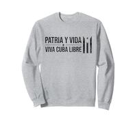 Bandera Cuba Patria Y Vida Cuba Gratis Sudadera
