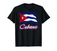 Bandera Cubana de Cuba Hombres Niños Patriótico Cubano Camiseta