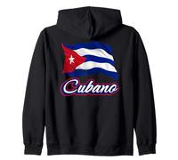Bandera Cubana de Cuba Hombres Niños Patriótico Cubano Sudadera con Capucha