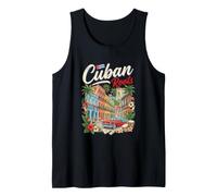 Bandera Cubana Herencia de Cuba Orgullo Latino Camiseta sin Mangas