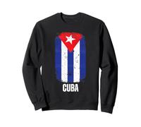 Bandera Cubana Style Antigua o hacia Atras Cuba Sudadera
