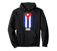 Bandera Cubana Style Antigua o hacia Atras Cuba Sudadera con Capucha