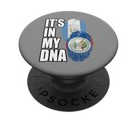 Bandera de ADN de Belice y Guatemala, Regalo de Patrimonio PopSockets PopGrip Adhesivo