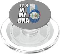 Bandera de ADN de Belice y Guatemala, Regalo de Patrimonio PopSockets PopGrip para MagSafe