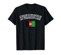 Bandera de AFGANISTÁN, diseño Vintage Envejecido Retro Camiseta
