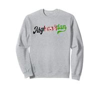 Bandera de Afganistán Tipografía Amor Nación Afgana Sudadera