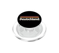 Bandera de Alemania Alemana, Color Negro PopSockets PopGrip para MagSafe