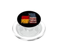 Bandera de Alemania, Estados Unidos, raíces alemanas PopSockets PopGrip para MagSafe