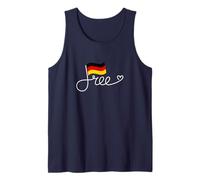 Bandera de Alemania Libre - Libertad Alemana Palabra Arte Camiseta sin Mangas