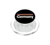 Bandera de Alemania Retro Alemana Negro Deutschland PopSockets PopGrip para MagSafe