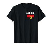 Bandera de Angola, bandera de mapa de país de Angola Camiseta