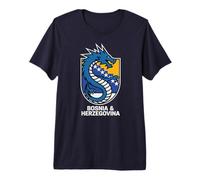 Bandera de animación Favorita del país de Bosnia Herzegovina Camiseta Premium