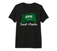 Bandera de Arabia Saudita Patriótica KSA Hombres Mujeres Niños Arabia Camiseta Premium