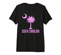 Bandera DE ÁRBOL DE Palmetto DE Carolina del Sur SC Cresent Moon Camiseta Premium