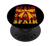 Bandera de Arco de Coqueta del Orgullo español de España PopSockets PopGrip Adhesivo