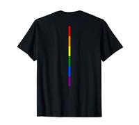 Bandera de arco iris orgullo LGBT CSD Pride Month Back Print Camiseta