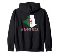Bandera de Argelia República de Argelia Africana Hombres Mujeres Niños Sudadera con Capucha