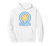 Bandera de Argentina Retro Colores Copa Mundial Fútbol Sudadera con Capucha