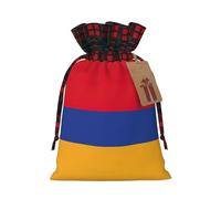 Bandera de Armenia 1 bolsa de material duradero de 4.7 x 6.9 pulgadas con cordón para regalo elegante de Halloween