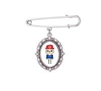 Bandera de Asia de Corea del Norte Cultura UU Broche Pin Vestido Camisa Bufanda Clips, M