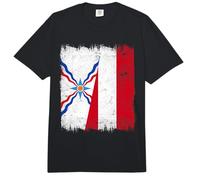 Bandera de Austria Asiria | Raíces austriacas asirias Comfort Colors Adult Heavyweight T-Shirt