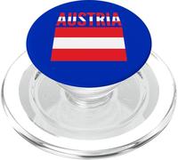 Bandera de Austria Colores Orgullo Nacional Patriótico PopSockets PopGrip para MagSafe