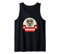 Bandera de Austria con águila. Camiseta sin Mangas
