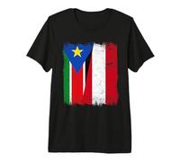Bandera de Austria de Sudán del Sur | Raíces de Sudán del Su Camiseta Premium