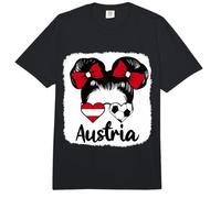 Bandera de Austria Niña Austriacos Orgullosos Comfort Colors Adult Heavyweight T-Shirt