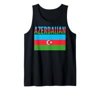 Bandera de Azerbaiyán Colores Orgullo País Amor Camiseta sin Mangas