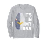 Bandera de Azores Pride Portugal It's In My DNA Vintage Manga Larga