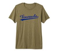 Bandera de béisbol de Venezuela, Retro, Vintage, patriótica Camiseta Premium