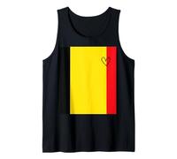 Bandera de Bélgica Belgians Heart Orgulloso Día Nacional del Patrimonio Camiseta sin Mangas