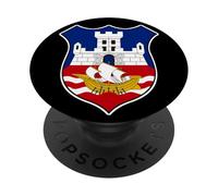 Bandera DE BELGRADO Serbia PopSockets PopGrip Adhesivo