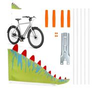 Bandera de bicicleta | Cola de dinosaurio de dibujos animados para la parte trasera de la bicicleta, decoración reflectante de seguridad