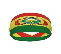 Bandera de Bolivia Eleva tu rendimiento con muñequeras de moda: ¡ideal para cualquier actividad!