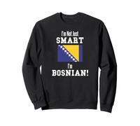 Bandera de Bosnia Bosnia No Solo Soy Inteligente Sudadera