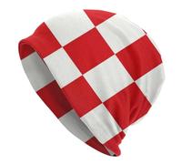 Bandera de Brabante del Norte Skullies Gorros Gorros Unisex Sombrero de Punto cálido de Invierno Sombrero de Color Adulto de la Provincia de los Países Bajos Sombrero de esquí al Aire Libre