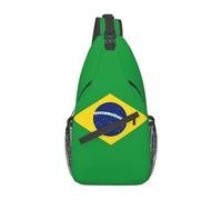 Bandera de Brasil 02 Bolso de Hombro de Brasil Mochila con Bandera de Brasil Mochila Informal para Senderismo Mochila Brasileña para Exteriores