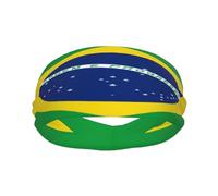 Bandera de Brasil Eleva tu rendimiento con muñequeras de moda: ¡ideales para cualquier actividad!